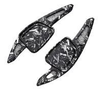 Kit Paddle Shift Compatibile con A3 A4 A7 2019 2020 2021 2022 Paddle Shift al volante dell'auto(Satin black)