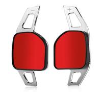 Kit Paddle Shift Compatibile Con A3 S3 8V A4 S4 A5 S5 B8.5 A6 S6 A7 S7 C7 Q5 Q7 2013-2016 Leve Del Volante Auto In Alluminio(Silver)