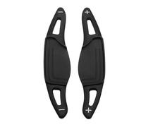 Kit Paddle Shift Compatibile con Fiat per 500L 2013 2014 2015 2016 2017 Adesivi per cambio cambio al volante dell'auto(Black)