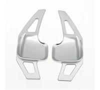 Kit Paddle Shift Compatibile con X1 X2 X4 2013-2017 rivestimento in alluminio per leva del cambio al volante dell'auto(Silver)