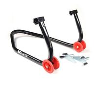 Kit paddock universale: cavalletto anteriore + supporti a rullo
