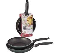 KIT PADELLE 'BLACK LINE' 28/24 cm - set 2 pezzi - PENTALUX