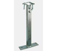 KIT PALO TELESCOPICO - COPPIA ZANCHE A MURO TIPO EMILIA