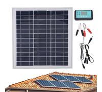 Kit Pannelli | Manutentore di Carica a Goccia Solare,Kit di Ricarica con Regolatore per Autoveicoli Moto Barche - Per Autocaravan Trattore Barca Marino Rimorchio Motocicletta Camion Motoslitta Esterno