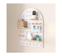 Kit pannello forato - Organizer da parete per camera da letto, ufficio, studio, bagno, soluzione di archiviazione da parete per una gestione efficiente dello spazio