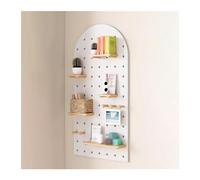 Kit pannello forato - Organizer da parete per camera da letto, ufficio, studio, bagno, soluzione di archiviazione da parete per una gestione efficiente dello spazio