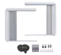 Kit pannello laterale AC finestra a risparmio energetico con design regolabile per migliorare le prestazioni del condizionatore d'aria e ridurre al minimo le correnti d'aria e il rumore