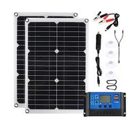 Kit pannello solare 200W / 400W Carica batteria con controller Porta USB Batteria a celle solari Banca di alimentazione for telefono RV Car Conversione Efficiente(400W 60A Controller)