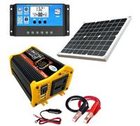 Kit Pannello Solare 4000W con Inverter - Sistema di Alimentazione Completo per Case e Camper