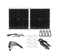 Kit pannello solare 50W / 100W Carica batteria Porta USB Batteria a celle solari Banca di alimentazione for telefono RV Car Fornitura Energia Efficiente Affidabile(100W Solar Panel)