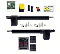 KIT PANNELLO SOLARE BHE 400 DFM 2 ANTA BATTENTE 24V CON SUNPOWER 2 BATTERIE