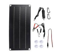 Kit Pannello Solare Compatto e Portatile 10W Caricatore Solare per Auto Camper B