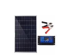 Kit pannello solare completo di celle solari doppie USB con controller for caricabatterie for camper e yacht for auto Fornitura Energia Efficiente Affidabile(With 40A Controller)