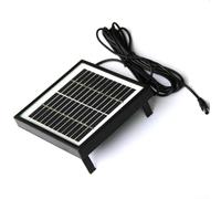 Kit pannello solare con potenza 2W per integrazione perfetta con sistemi di illuminazione da giardino