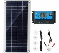 Kit pannello solare con regolatore da 20 A, pannello solare flessibile ad alta efficienza di conversione, design monocristallino per soluzioni di