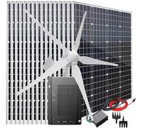 Kit pannello solare con turbina eolica per la generazione di energia off-grid in sistemi di imbarcazioni camper marine