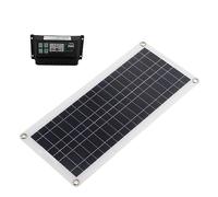 Kit Pannello Solare da 30 W con Regolatore di Tensione del Caricatore 30 A per Batterie da 12 V per, Barche, Rimorchi, Policristallino Durevole