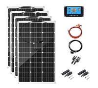Kit pannello solare monocristallino da 300 W, regolatore di carica solare da 40 A, per camper, barca, casa fuori rete, generazione di energia ad alta efficienza, sistema 7 x 300 W