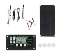 Kit pannello solare monocristallino da 600 W N68R con regolatore di carica da 100 A per camper e installazioni solari marine