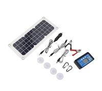 Kit pannello solare Mtlavishness 30W con controller USB 18V 5V doppia uscita 12V 24V per veicoli da campeggio all'aperto Alta efficienza ecologico