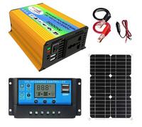 Kit pannello solare off-grid da 3000 W con pannello impermeabile da 18 W, regolatore di carica da 30 A, 2 porte e display LCD for uso domestico ed esterno