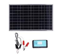Kit pannello solare pieghevole, 200 W, kit con telaio in alluminio per camper, sistema off-grid per uso esterno, con scatola di giunzione IP67 resistente alle intemperie