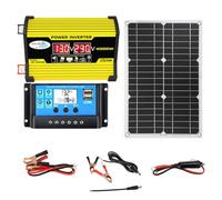 Kit pannello solare portatile | Kit pannello solare portatile,Regolatore di carica solare automatico, 2 porte di uscita USB, display digitale, energia solare completa