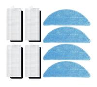 Kit Panno Mop Filtro Spazzola Laterale Per Ce-cotec Co-nga Eter-nal Pet Max X-Tre-me