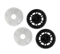 Kit Panno Scopa Microfibra per Robot Aspirapolvere per midea V12Pro 2 Supporti 2
