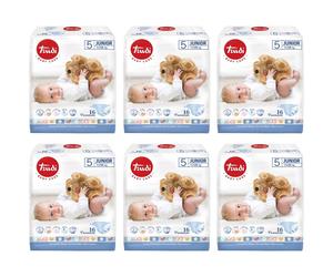Kit Pannolini Trudi 11-25 Kg Misura 5 Junior 6 Pacchi da 16 pz
