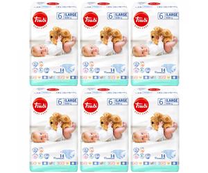 Kit Pannolini Trudi 15-30 Kg Misura 6 ExtraLarge 6 Pacchi da 14 pz