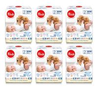 Kit Pannolini Trudi 3-6 Kg Misura 2 Mini 6 Pacchi da 18 pz