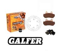 KIT PARA T-MAX 500 00 PASTILLAS DE FRENO DE DISCO 3 FD142G1370 DF493W + guantes