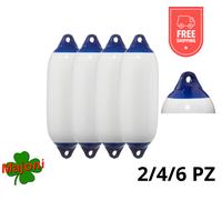KIT PARABORDI 2/4/6 PZ PARABORDO 15x58 "MAJONI" TESTA BLU per barca gommone