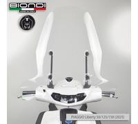 Kit Parabrezza ed Attacchi per Piaggio Liberty S 50/125/150 2025-> Biondi