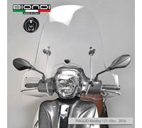 Kit parabrezza ed attacchi Piaggio Medley 125 150 cc 2016-2019 Biondi