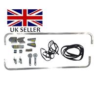 Kit Parabrezza Ventilato Per Jeep Willys CJ3B Apribile, Anteriore, Metallo