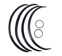 Kit parafanghi per auto 4 pezzi in fibra di carbonio per auto sopracciglio ruota per arco rifinitura labbra striscia per parafango svasato protettore protezioni per veicoli accessori esterni