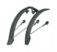 Kit Parafanghi VELOFLEXX 65 MTB 29" Nero Plastica Antiurto Velcro Facile