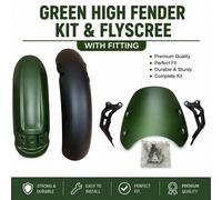 Kit Parafango Alto Verde & Paravento Con Montaggio Triumph Scrambler 400x