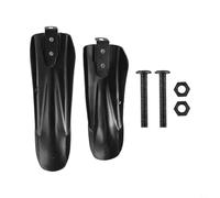 Kit parafango anteriore e posteriore per bicicletta per bambini, in PVC, per biciclette da 12 e 20 pollici, set completo con viti (stile 1)