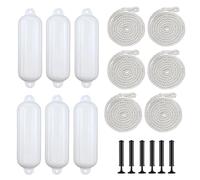 Kit parafango gonfiabile per pontone per barca, per protezione dell'attracco, opzioni multipack per porti turistici, yacht, barche a remi e canoe