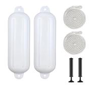 Kit parafango gonfiabile per pontone per barca, per protezione dell'attracco, opzioni multipack per porti turistici, yacht, barche a remi e canoe