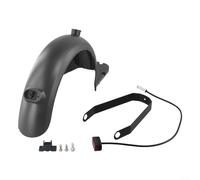Kit parafango posteriore per scooter elettrico Ninebot Max G30 con staffa fanale posteriore stabile e resistente all'usura con luce freno impermeabile per corse più sicure