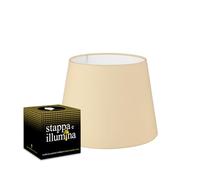 kit Paralume e Stappa e illumina per trasformare la tua lampada bottiglia con un paralume (Kit con paralume Tortora da 20cm)