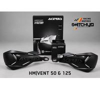 KIT PARAMANI HM 50 e VENT 50 nero - Coprimani chiusi Enduro e Motard