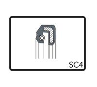 KIT PARAOLI FORCELLA MOTO PER 41X51X6 SC4 ARIETE ARI.045 COPPIA DX/SX