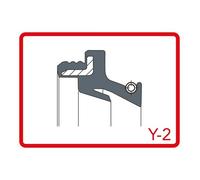 KIT PARAPOLVERE FORCELLA MOTO 37X50,5X5,6 /12,8 Y-2 ARIETE ARI.162 COPPIA DX/SX