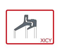 KIT PARAPOLVERE FORCELLA MOTO 39X51,5X4,8/14 XICY ARIETE ARI.154 COPPIA DX/SX