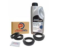 Kit parapolvere guarnizioni olio forcella BMW K1100 LT 1992-1997 e 1 litro ol...